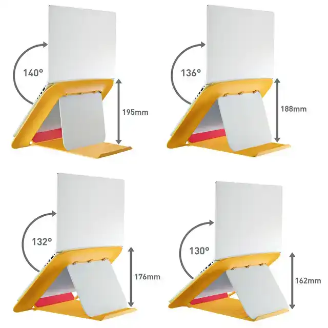 LAPTOPSTANDAARD LEITZ ERGO COSY GEEL