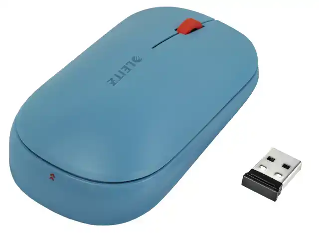 DRAADLOOS MUIS LEITZ COSY BLAUW