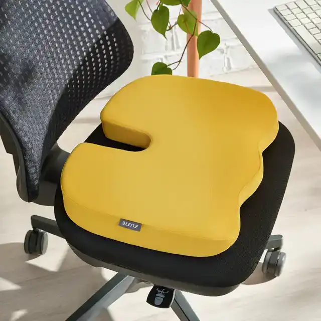 STOELKUSSEN LEITZ ERGO COSY GEEL