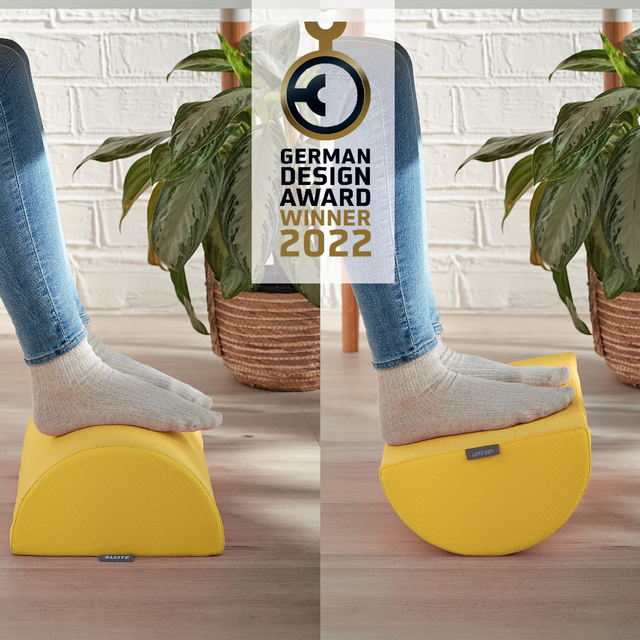 VOETENSTEUN LEITZ ERGO COSY GEEL