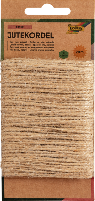 TOUW JUTE FOLIA 20 METER NATUREL