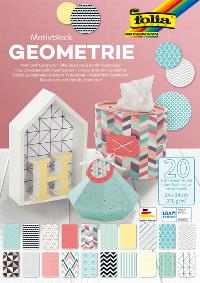 PAPIERBLOK FOLIA GEOMETRIE 24X34CM