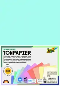 KNUTSELPAPIER FOLIA A4 100VEL 10