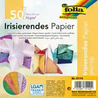 VOUWBLAADJES FOLIA 75GR 14X14CM 50V 2Z