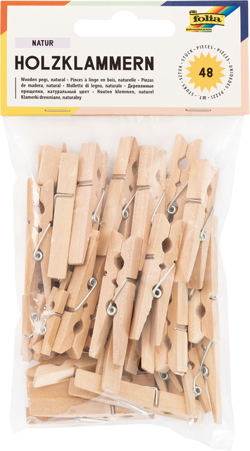 WASKNIJPER FOLIA 48 STUKS DRIE FORMATEN