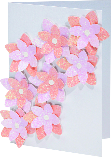GLITTERKARTON FOLIA 174X245MM 6VEL