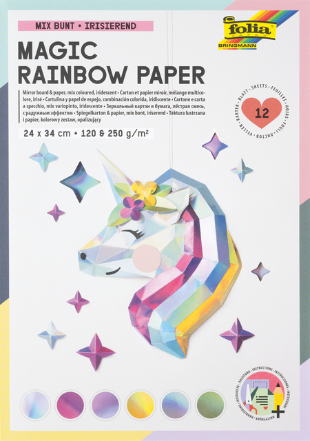 REGENBOOGPAPIER EN KARTON FOLIA 24X34