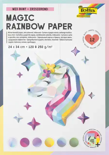 REGENBOOGPAPIER EN KARTON FOLIA 24X34