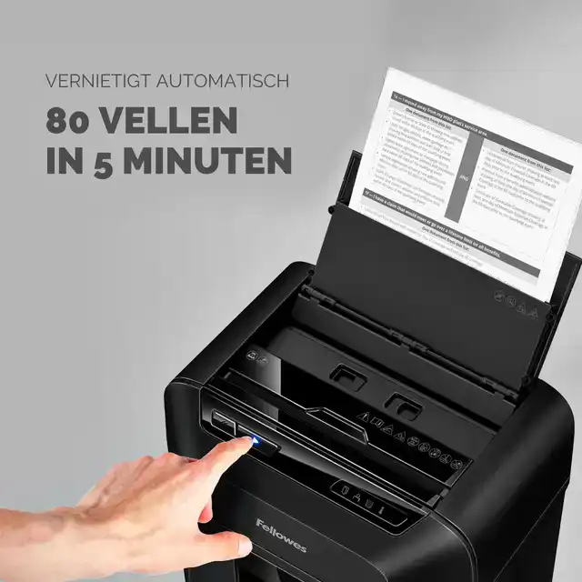 PAPIERVERNIETIGER FELLOWES AUTOMAX 80M