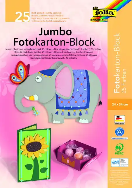FOTOKARTON FOLIA 2Z 24X35CM 300GR 25VEL