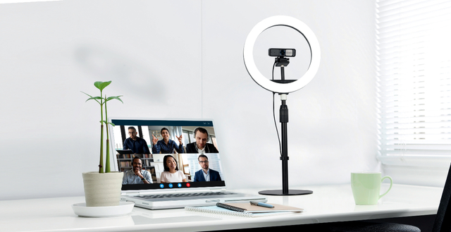 RINGLAMP KEN L1000 BICOLOUR MET WEBCAM