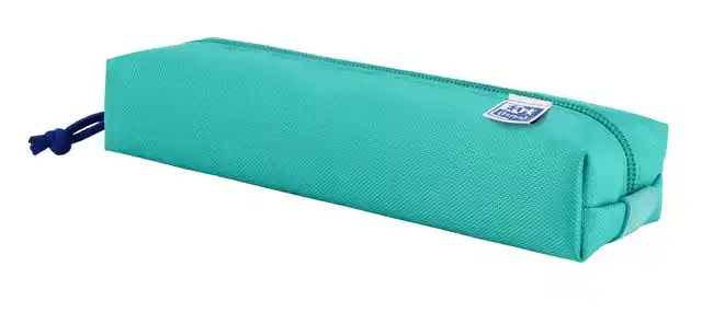 PENNENETUI OXFORD RECHTHOEK TURQUOISE