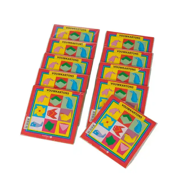VOUWKARTON PAPURYS VIERKANT 20X20CM