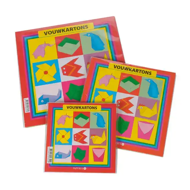 VOUWKARTON PAPURYS VIERKANT 20X20CM