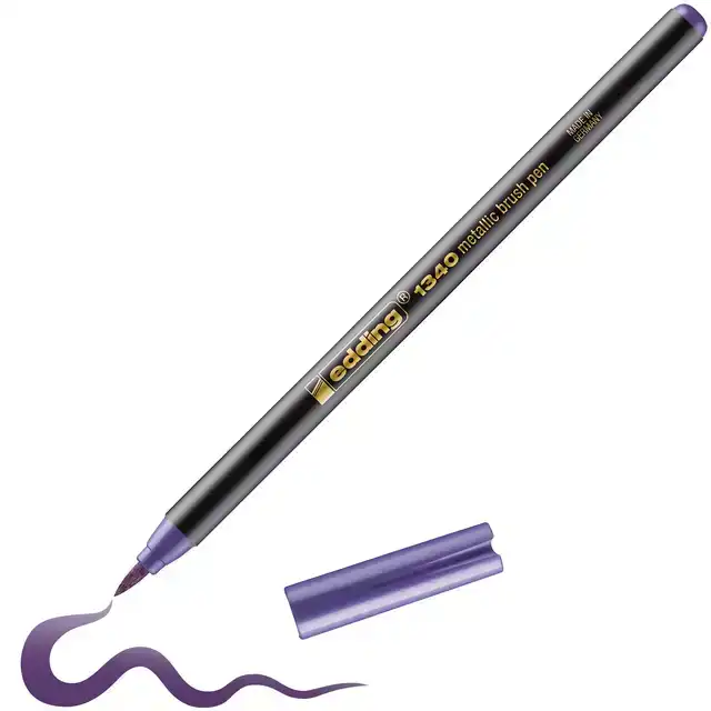 BRUSHPEN EDDING 1340 METALLIC VIOLET