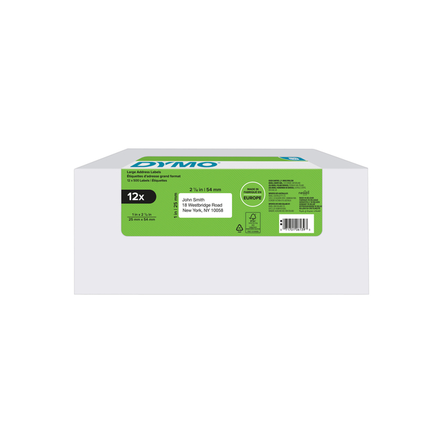 ETIKET DYMO LABELWRITER ADRESSERING