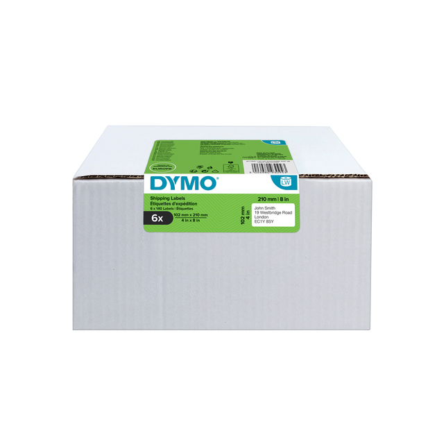 ETIKET DYMO LABELWRITER 5XL VERZEND
