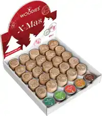 CHRISTMAS AFBEELDING WOODIES DISPLAY