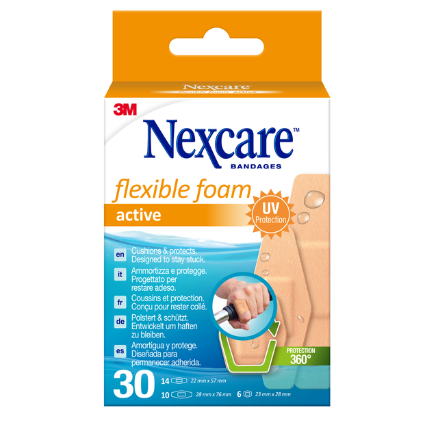 WONDPLEISTER NEXCARE ACTIVE FLEX FOAM