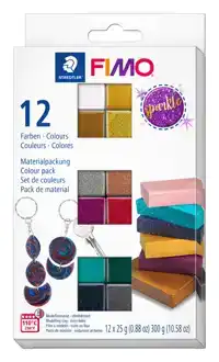 FIMO® EFFECT GLITTER SET 12X25 GR