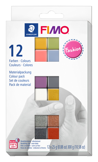 KLEI FIMO STAEDTLER SOFT COLOURPACK 12