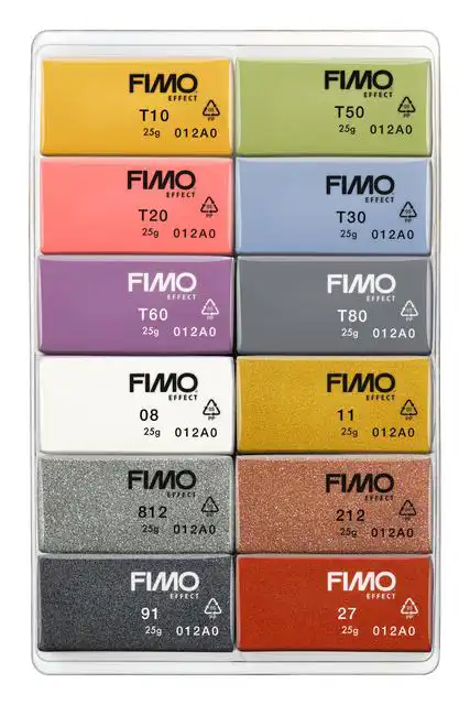 KLEI FIMO STAEDTLER SOFT COLOURPACK 12