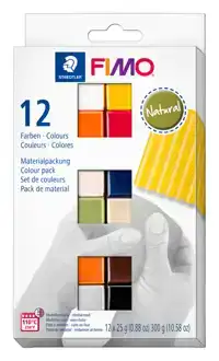 KLEI FIMO STAEDTLER SOFT COLOURPACK 12