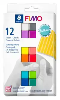 KLEI FIMO STAEDTLER SOFT COLOURPACK 12