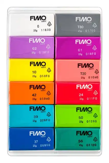 KLEI FIMO STAEDTLER SOFT COLOURPACK 12