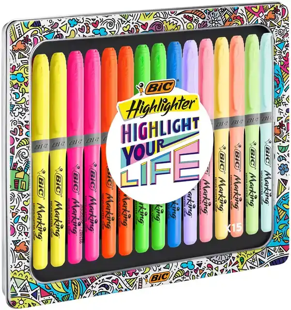 MARKEERSTIFT BIC HIGHLIGHT YOUR LIFE IN