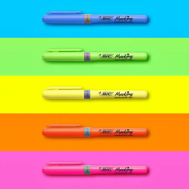 MARKEERSTIFT BIC HIGHLIGHT YOUR LIFE IN