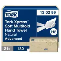 HANDDOEK TORK H2 NATURAL MULTIFOLD