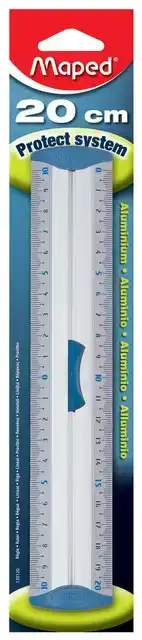 LINIAAL MAPED MET HANDGREEP 20CM