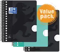 COLLEGEBLK OXF A5+ LN 17G 160PAG 80GR