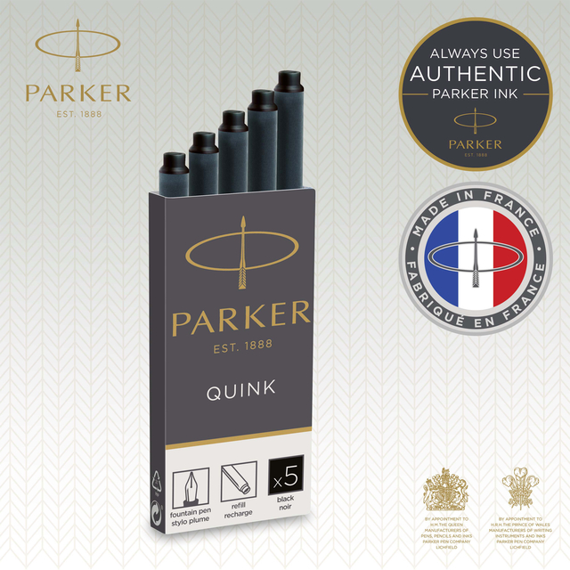 INKTPATROON PARKER QUINK BLAUWZWART