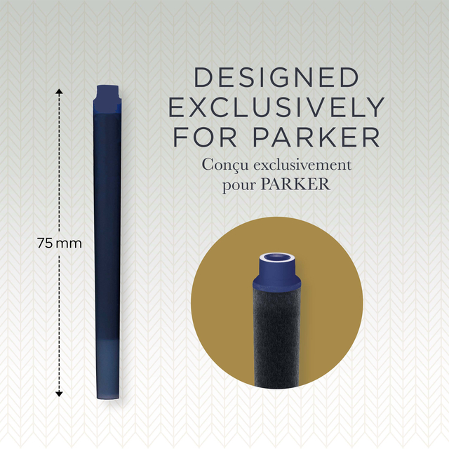 INKTPATROON PARKER QUINK BLAUWZWART