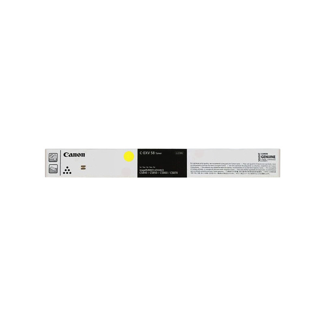 TONERCARTRIDGE CANON C-EXV 58 GEEL