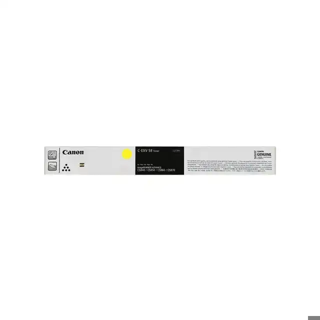 TONERCARTRIDGE CANON C-EXV 58 GEEL