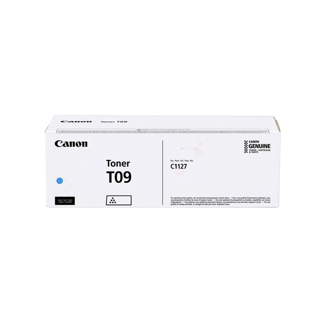 TONERCARTRIDGE CANON T09 BLAUW