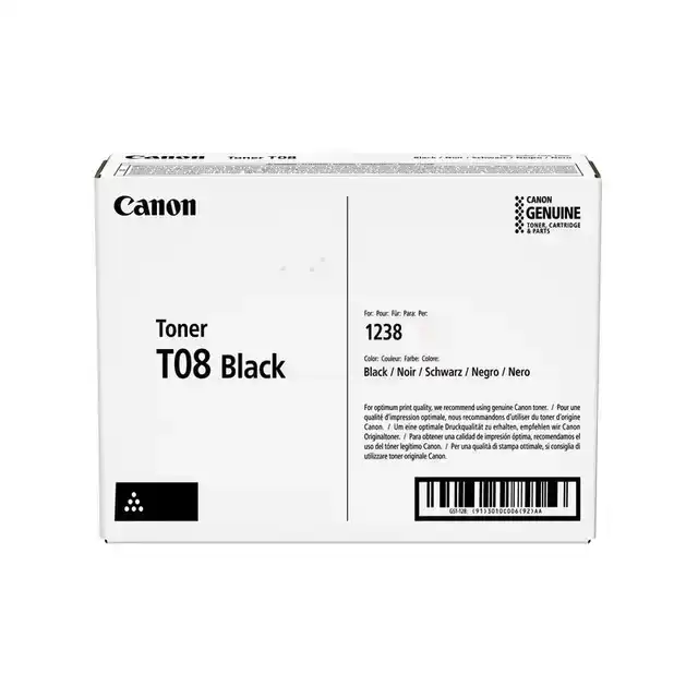 TONERCARTRIDGE CANON T08 ZWART