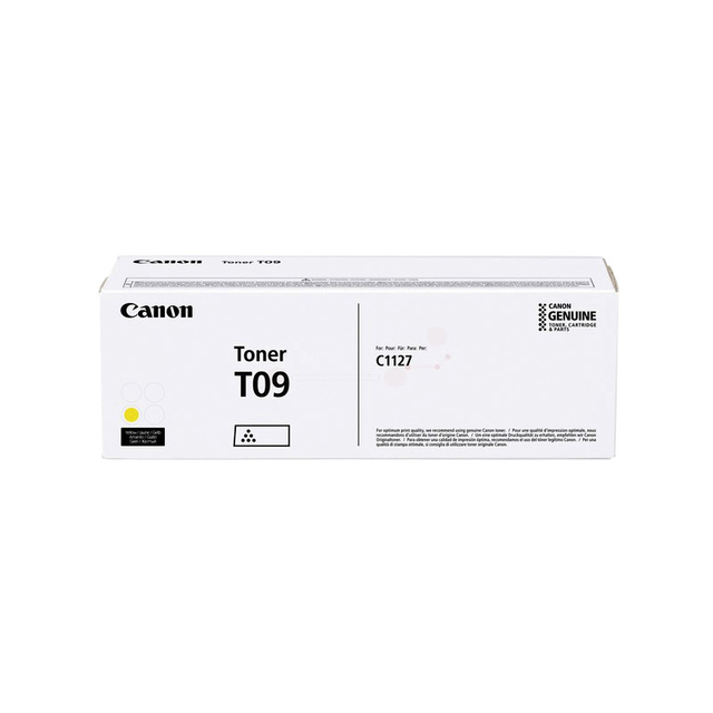 TONERCARTRIDGE CANON T09 GEEL