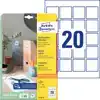 ETIKET AVERY L7121-25 QR CODE 45X45MM