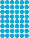 ETIKET AVERY 3375 ROND 18MM BLAUW