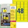 ETIKET AVERY L6103-20 45.7X21.2MM GEEL