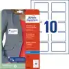 BADGE AVERY J4785-20 80X50MM WIT