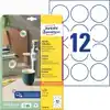 ETIKET AVERY L3416-10 ROND 60MM WIT