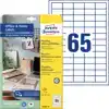 ETIKET AVERY LR3666-10 38X21.2 RECYCLED