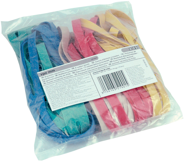 X-ELASTIEK MAPED 190MM ASS KLEUREN