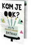 UITNODIGING CAKE 13.5X9CM
