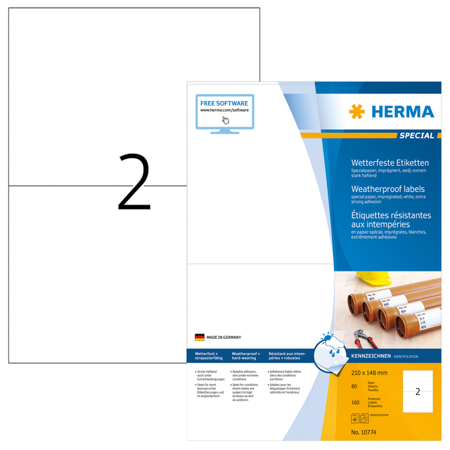 ETIKET HERMA 10774 210X148MM